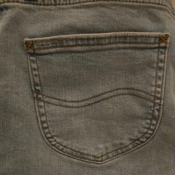 Lee Women's Light Wash Skinny Jeans - Frayed Hem - Picture 2 of 3